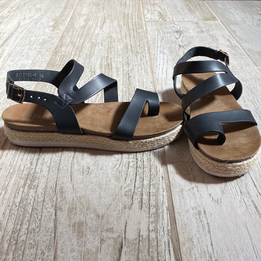 Patrizia Kalissa Espadrille black Platform Sandals